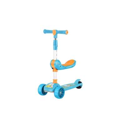 OEM ONE-M290 Mainan Anak Skuter Otoped Sepeda Duduk 3 Roda 2in1 Ada Musik Lagu Lampu Scooter Anak ro