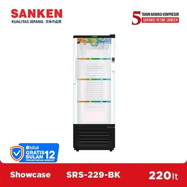 Sanken SRS-229BK Showcase [220 L] - Black --