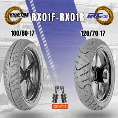 SEPASANG Ban Motor MOGE // IRC ROAD SPORT 100/80-17 dan 120/70-17 Tubeless