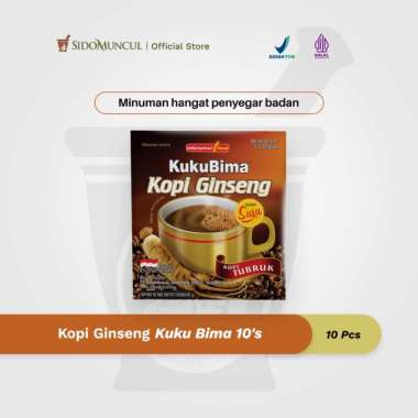 Kopi Ginseng Kuku Bima 10's - Minuman Hangat, Menyegarkan Badan