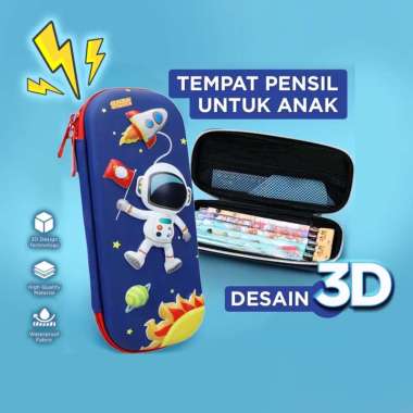 Goto Jayden Kotak Pensil Anak Tempat Alat Tulis 3D Karakter Timbul UNICORN PINK