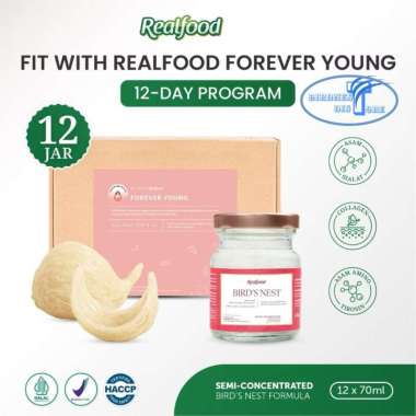 Realfood Forever Young Sarang Burung Walet 12 jar