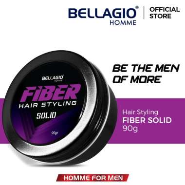 Bellagio Homme Fiber Hair Styling Solid Pomade - Violet [90 g]