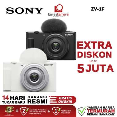BKP Sony ZV-1F Vlogging Camera Sony ZV1F Sony ZV1 F Sony Z V1F Original RESMI White