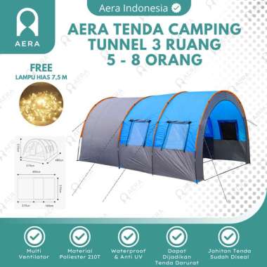 Tenda Camping Tunnel 5-8 Orang | Tent Camping Tunnel Waterproof | Tenda Camping 8 Orang | Tenda Camp