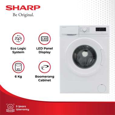 Mesin Cuci Sharp ES-FL1072B Front Loading 7 Kg