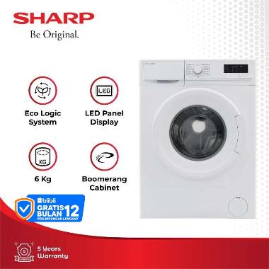 Mesin Cuci Sharp ES-FL1072B Front Loading 7 Kg