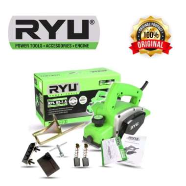 MESIN SERUT KAYU RYU RPL82-3A / MESIN KETAM TEKIRO RYU ORIGINAL / SUGU PASAH / PLANER PLANNER PLENER