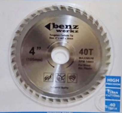 Mata gergaji kayu PVC multi cutter 4 inchi 40T / sawblade