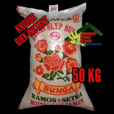 BERAS SETRA RAMOS CAP BUNGA 50KG 50kg premium