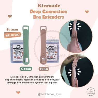 Kinmade Deep Connection Bra Extenders Kinmade Pink