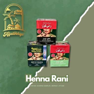 Rani Kone Nail Henna 6gr / Hena Kuku Rani Arab 1 box hitam