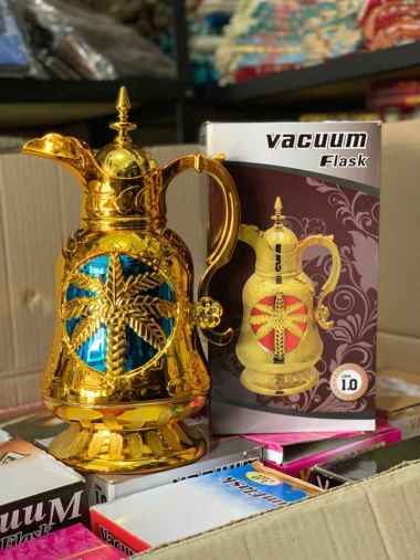 Vacum Flask Arab / Teko Arab / Vakum Termos Emas Oleh oleh Haji Umroh
