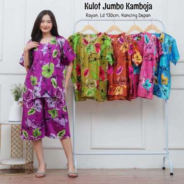 AISY BATIK/SETELAN KULOT JUMBO SASA/SET CELANA PENDEK JUMBO KEKINIAN YANG LAGI VIRAL