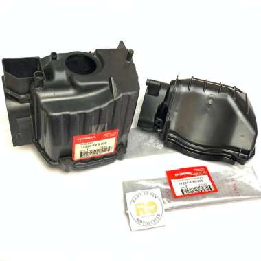 Box Filter Rumah Saringan Udara Set Tutup Honda Vario Karbu Ori Ahm 17230KVB930 17231KVB900 Box+tutu
