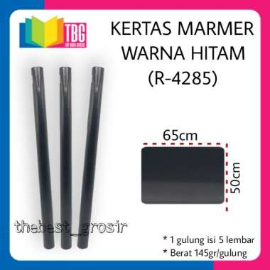 3 GULUNG (15 LEMBAR) KERTAS MARMER - KERTAS SUKUNG SAMPUL BUKU WRAPPING PAPER KERTAS KADO POLOS HITA