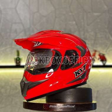 KYT Enduro Solid Helm Full Face L Fire Red