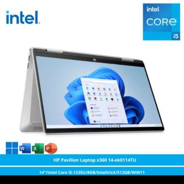 HP Pavilion Laptop x360 14-ek0114TU [14"/Intel Core i5-1235U/8GB/IntelIrisX/512GB/WIN11]