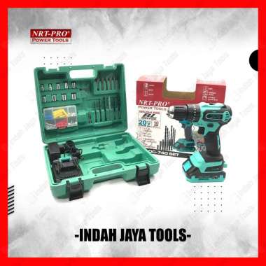 NRT-PRO DC-740 BRUSHLESS SET Cordless Impact Drill 20V Bor Baterai