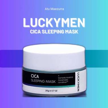 LUCKYMEN Water Sleeping Mask EX / Cica Sleeping Mask Sleeping Microbiome