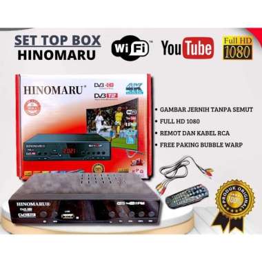 Set Top Box TV Digital hinomaru STB siaran TV digital HINOMARU DVB T2 original