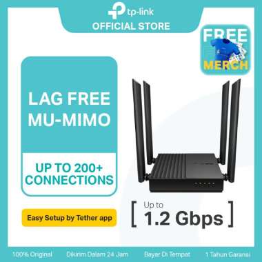 Tp-link Archer C64 AC1200 Wireless MU-MIMO WiFi Router Archer C64 2pcs