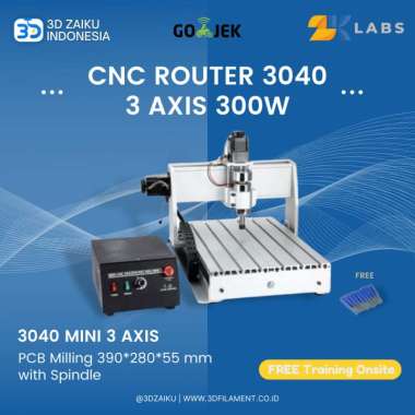 ZKLabs CNC Router 3040 Mini Mesin CNC PCB Milling with Spindle
