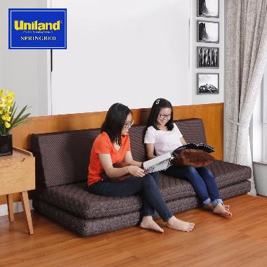 Uniland Somni Fold Kasur Busa Lipat 80 dan 160 - Multi Size Single/Double [Khusus Jabodetabek] 160 x 200 Grey
