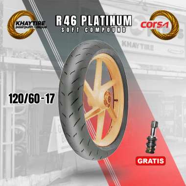 Ban Motor Moge // CORSA R46 PLATINUM 120/60-17 Tubeless