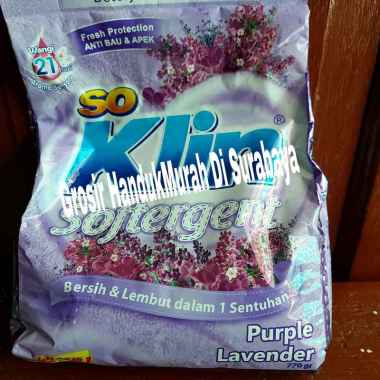 Promo Harga So Klin Softergent Purple Lavender 770 gr - Blibli