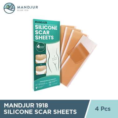 Silicone Scar Sheets Mandjur - Plaster penghilang bekas luka keloid