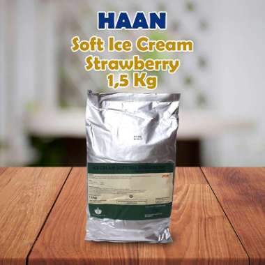 HAAN - Ice Cream Soft Premix Strawberry 1,5 kg
