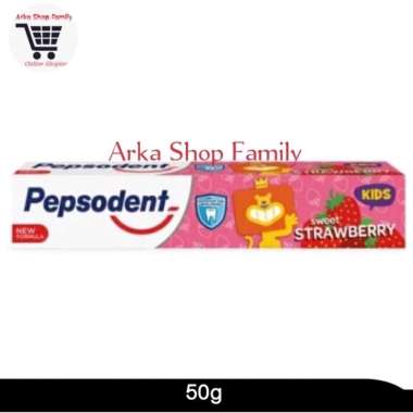 Promo Harga Pepsodent Pasta Gigi Kids Strawberry 50 gr - Blibli