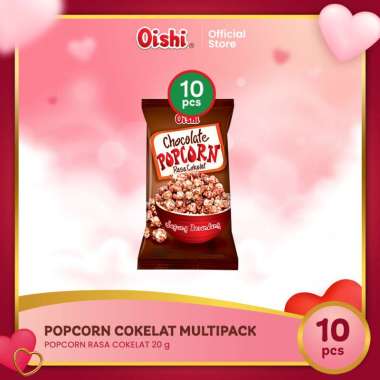 Oishi Popcorn Coklat Renceng 20g