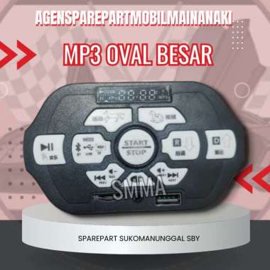 ⚡Ready⚡Modul MP3 On Off Oval Besar Mobil mainan Aki Anak Socket 5