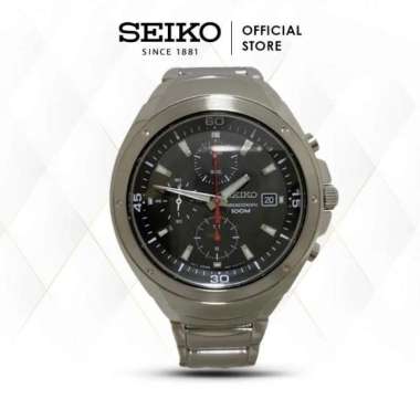 Jam Tangan Pria Seiko Chronograph Classic SND781 Stainless Original