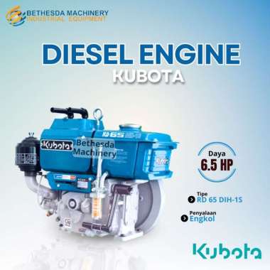 Mesin Kubota Diesel Penggerak 6.5 PK Hopper Engkol /Diesel Kubota 6.5 HP RD 65 DIH-1S