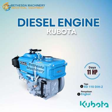 Mesin Penggerak Diesel 11 HP KUBOTA / Diesel Engine 11 PK Hopper Engkol RD 110 DIH-2