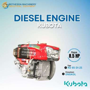 Diesel Penggerak 8.5 HP - RD 85 DI-2S / Diesel Kubota Radiator 8.5 PK Lampu