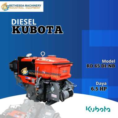 Mesin Kubota Diesel 6.5 HP Radiator Stater RD 65 DI-NB Diesel Engine 6.5 PK