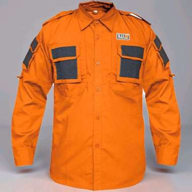 Kemeja Taktical Jumbo 3XL 4XL PdL 511 Komando Baju Big besar lapangan Orange XXXL