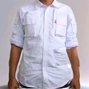 Kemeja Taktical Jumbo 3XL 4XL PdL 511 Komando Baju Big besar lapangan Putih XXXL