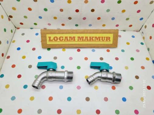 KRAN AIR BESI 1/2" - KRAN SELANG DRAT (UNNU ORIGINAL) PANJANG