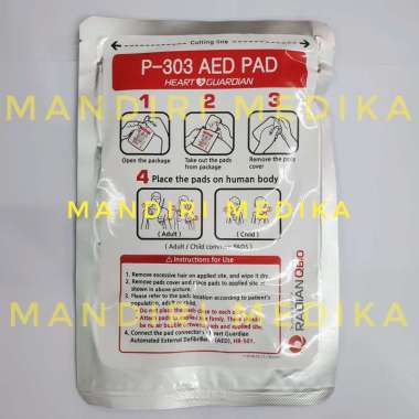 AED PAD P-303 Heart Guardian Dewasa Anak Original RADIAN QBIO