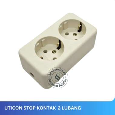 Stop kontak uticon 2 lubang