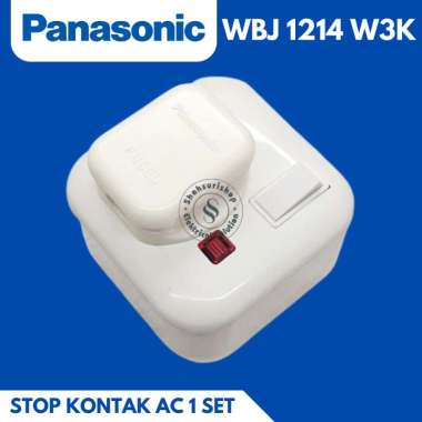 Stop kontak Ac panasonic + steker + outbow dus 1 set komplit TANPA BUBLE