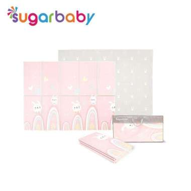 Sugar Baby Foldable Baby Playmat Nature Series Karpet Bayi Blue