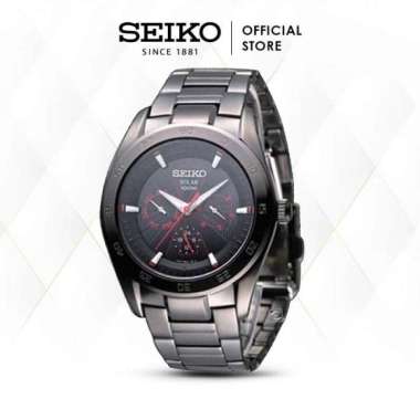 Jam Tangan Pria Seiko Solar Classic SNE229 SNE229P1 Black Sapphire