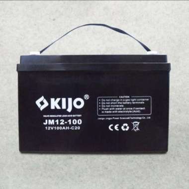 BATTERY KERING OR AKI KERING VRLA DEEP CYCLE GEL MERK KIJO 12V 100AH