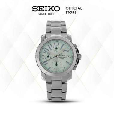Jam Tangan Wanita Seiko Chronograph Classic SNDZ75 SNDZ75P1 Turquoise